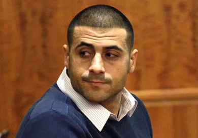 (FallRiver, MA, 01/30/15). Aaron Hernandez trial continues at Fall River Superior Court. D.J. Hernandez, brother of former New England Patriots NFL football player Aaron Hernandez, attends his brother's murder. Friday, January 30, 2015. Staff photo b