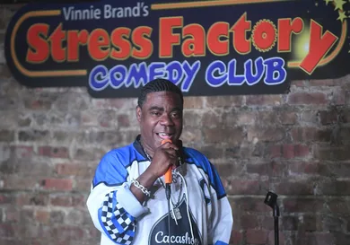 Tracy Morgan Performs At The Stress Factory Comedy Club