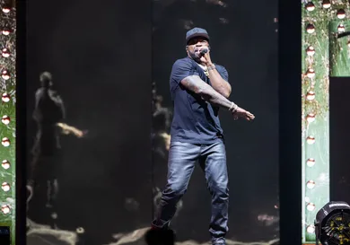 50 Cent Performs At Climate Pledge Arena