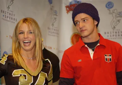 Super Bowl XXXVI - Britney Spears &amp; Justin Timberlake Super Bowl Fundraiser