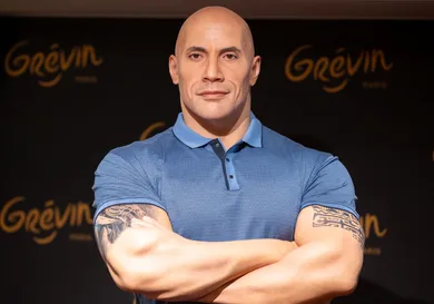Dwayne Johnson: Wax Figure Unveiling At Musee Grevin In Paris