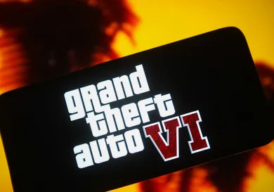 In this photo illustration, a Grand Theft Auto VI (GTA 6)