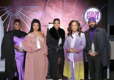 Oprah &amp; the Cast of "The Color Purple" Light the Empire State Building in Celebration of the Premiere