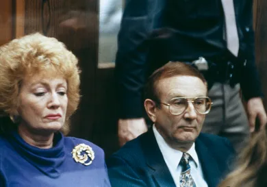 Jeffrey Dahmer's parents at his trial
