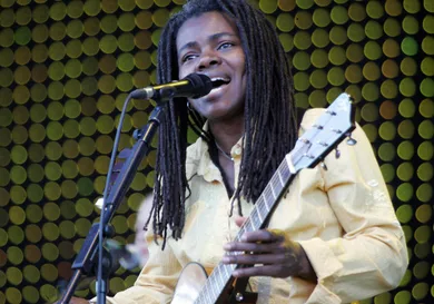 US singer Tracy Chapman performs during