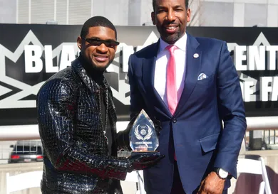 The Black Music And Entertainment Walk Of Fame Honors Usher