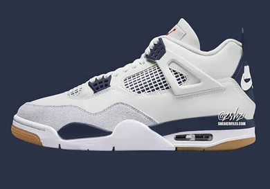 First Look At The Nike SB x Air Jordan 4 "Navy"