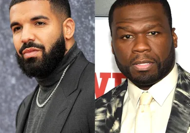 John Phillips/Getty Images (Drake), Jamie McCarthy/Getty Images (50 Cent)