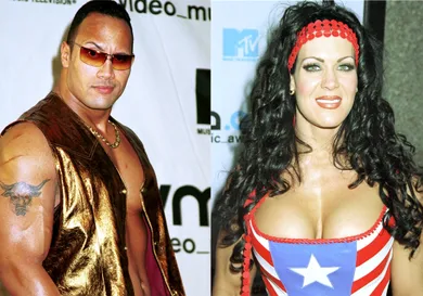 The Rock and Chyna: George De Sota/Liaison/Getty Images