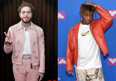 Post Malone: Nielsen Barnard/Getty Images, Juice WRLD: Jamie McCarthy/Getty Images