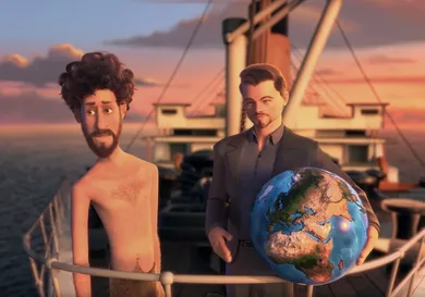 Screenshot via "Earth" music video