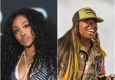 SZA via Theo Wargo/Getty Images for Pandora, Missy via Christopher Polk/Getty Images for FYF,