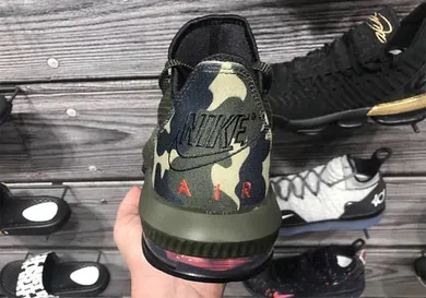 camo lebrons