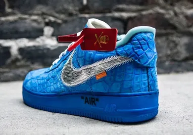 off white x nike af1 blue