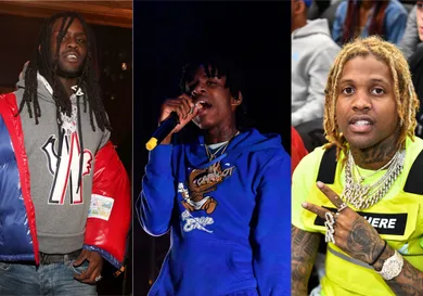 Chief Keef: Johnny Nunez/WireImage/Getty Images; Polo G: Larry French/Getty Images; Lil Durk: Paras Griffin/Getty Images