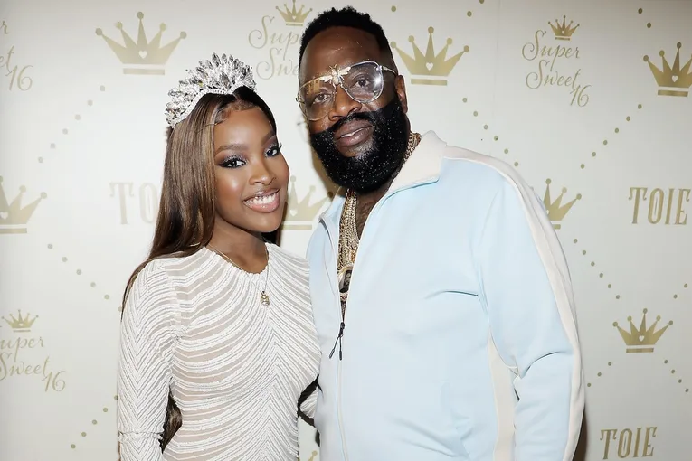 Rick Ross' Daughter & Tia Kemp Trade Shots On IG, Rapper Brutally