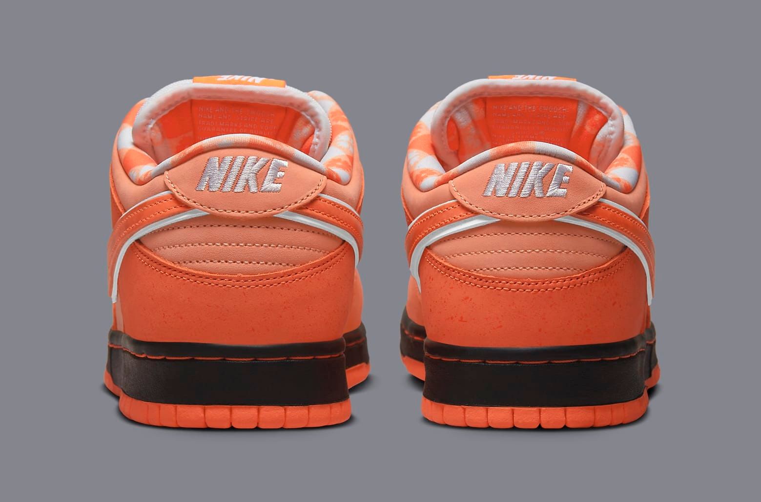 nike orange heel