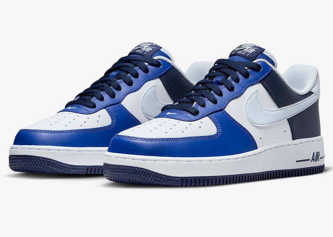 royal blue and black air force 1