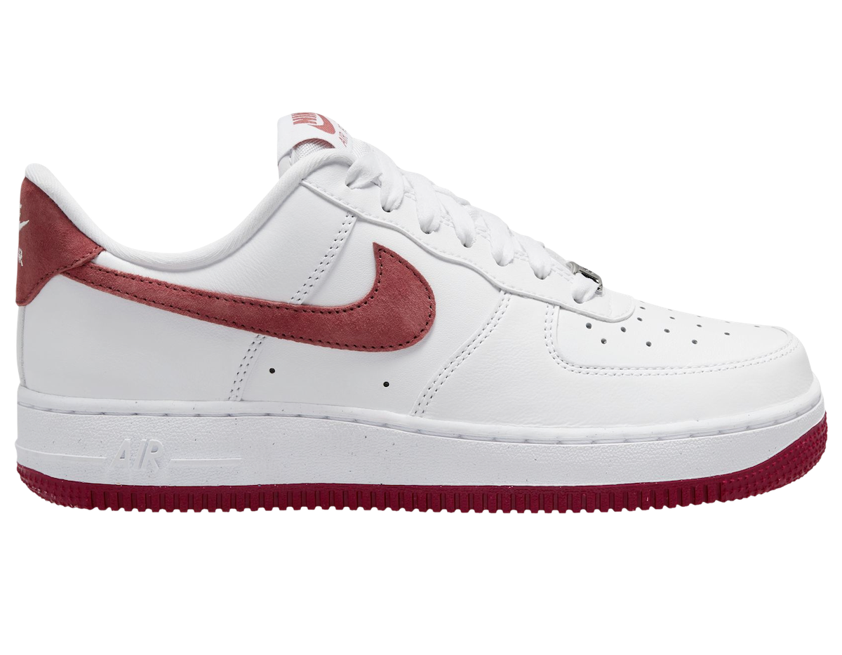 nike air force 1 white red swoosh