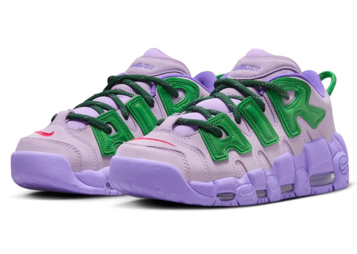 Nike Air More Uptempo Low x AMBUSH “Lilac” Officially Unveiled