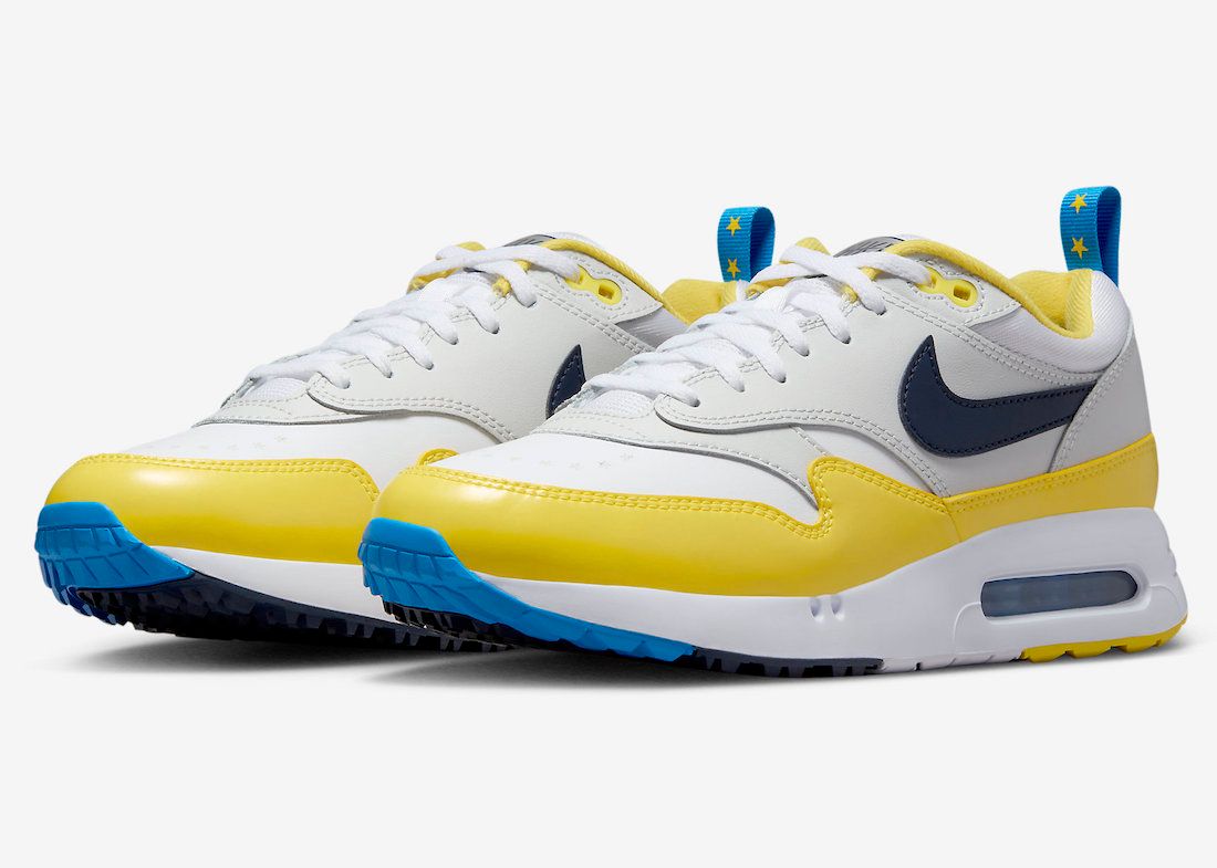 air max 1 blue and yellow