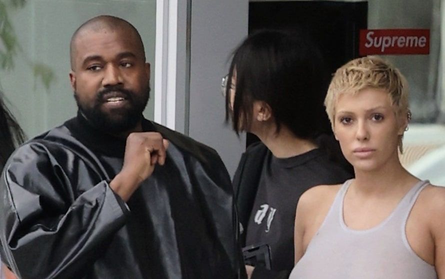 Bianca Censori Debuts Sexy New Silver Outfit While On Coffee Run With