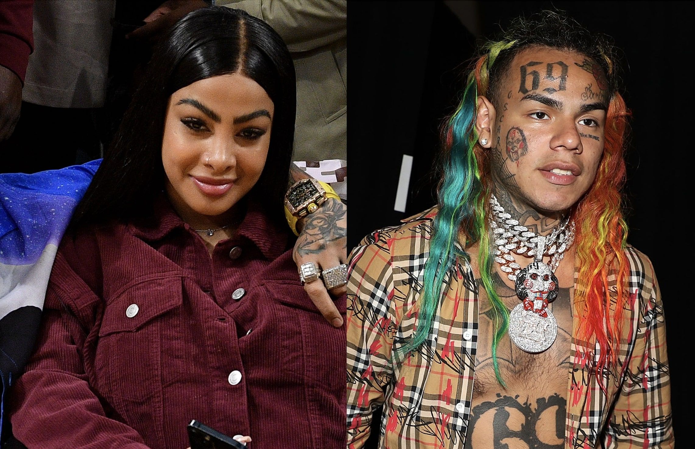 6ix9ine's Girlfriend Yailin's Mugshot Surfaces After Threatening Him At