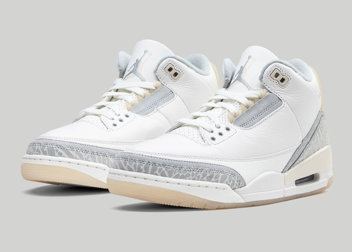 Air Jordan 3 Craft Ivory Official Photos Revealed