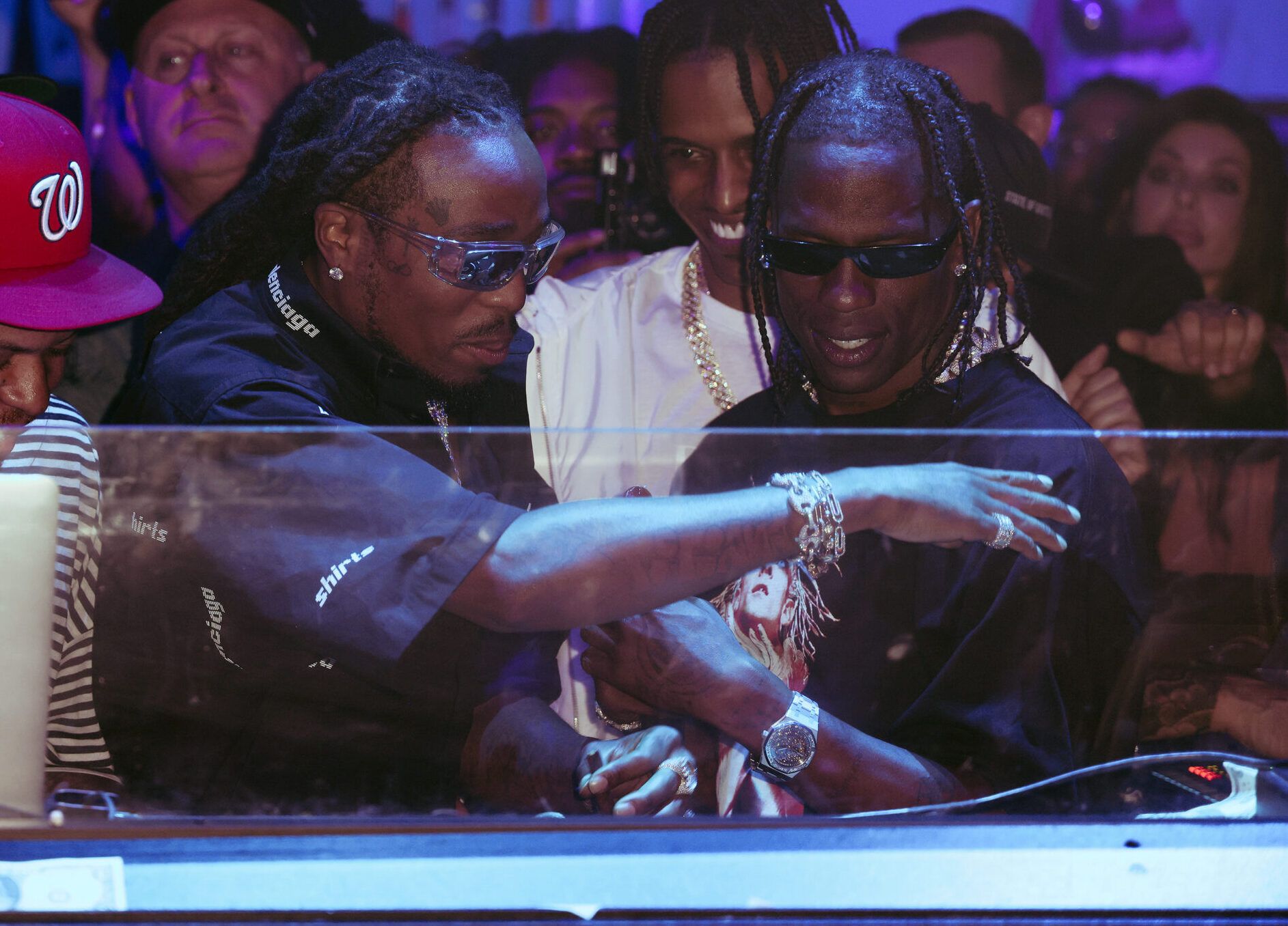 Travis Scott & Quavo Perform At Fanatics Super Bowl Party: Watch