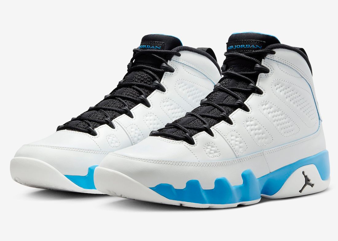 Air Jordan 9 “Powder Blue” Complete Photos