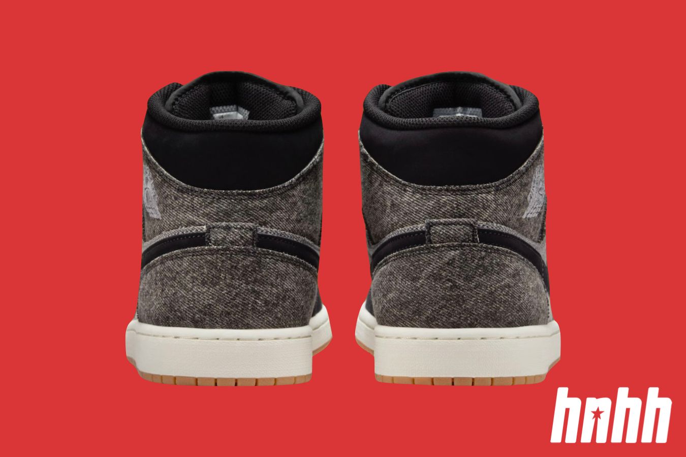 Air Jordan 1 Mid “Black Denim” Gets Official Images Air Jordan 1 Mid “Black Denim” Gets Official Images