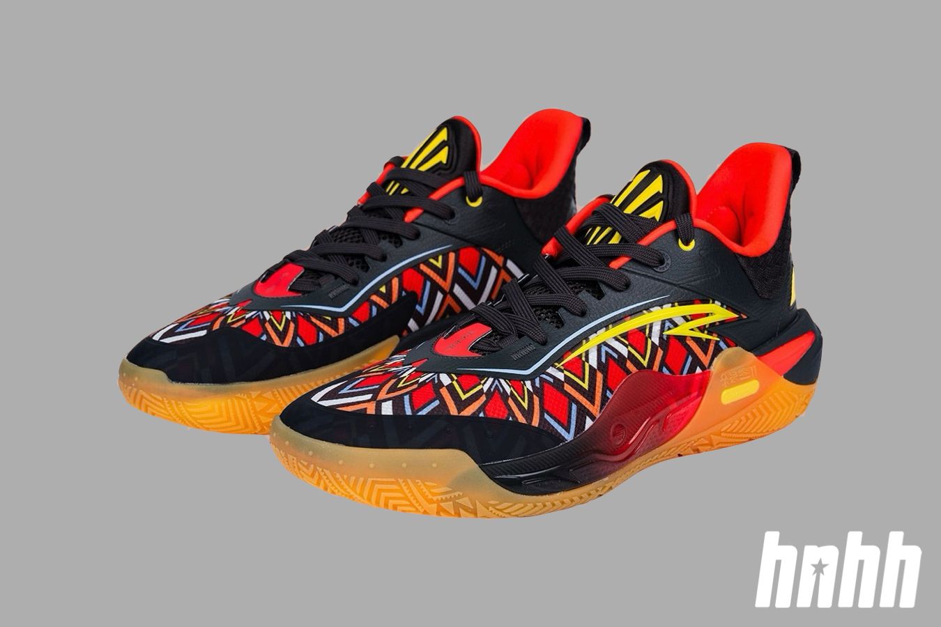 Anta Kai 1 Speed Black/Brown/Yellow Men\'s 10.5 NWB ANTA KAI 1 Speed Basketball Shoes | Dick main image 4