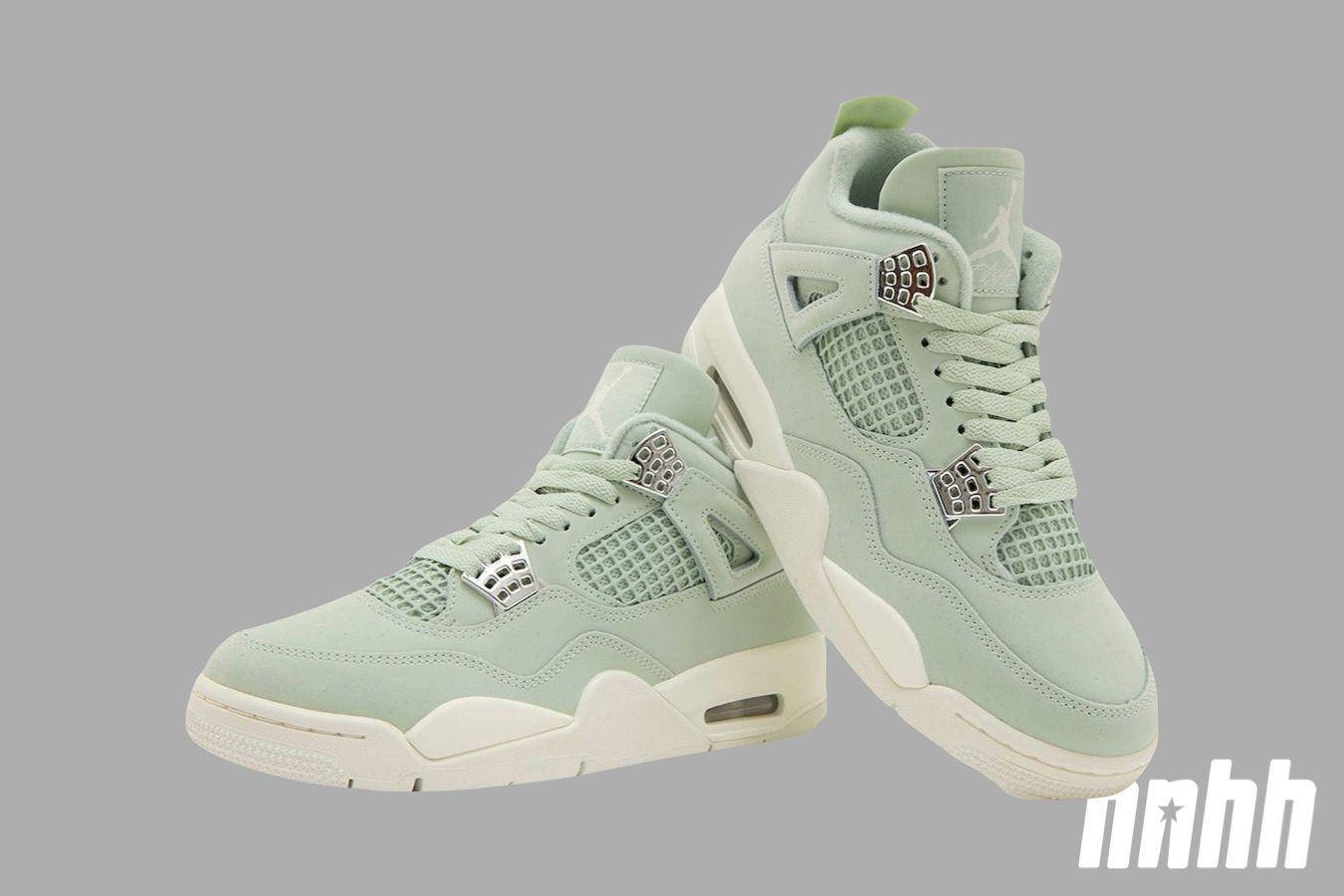 First Detailed Photos Emerge Of Air Jordan 4 “Seafoam”