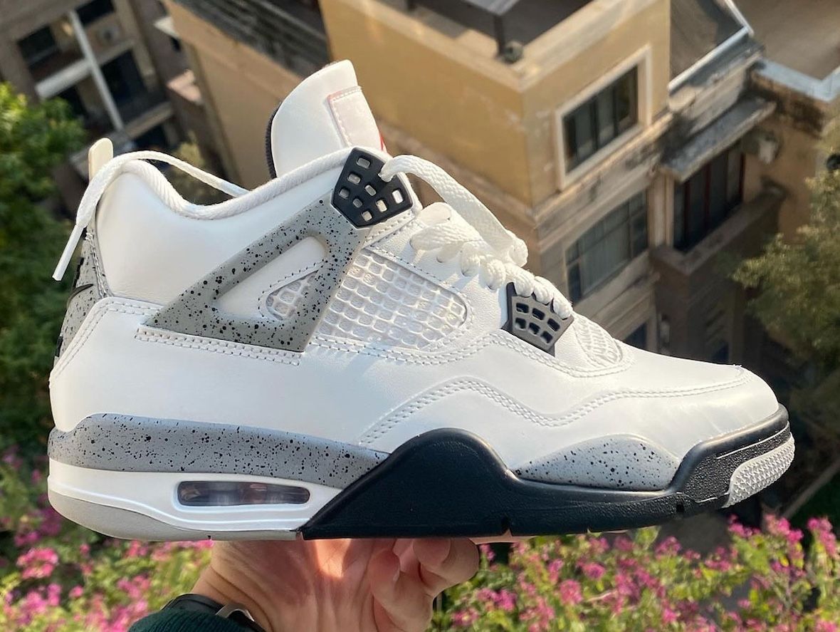 【Nike】Air Jordan 4 Retro \"White Cement\" Nike Air Jordan Retro 4 G White Cement Golf Shoes CU9981-100