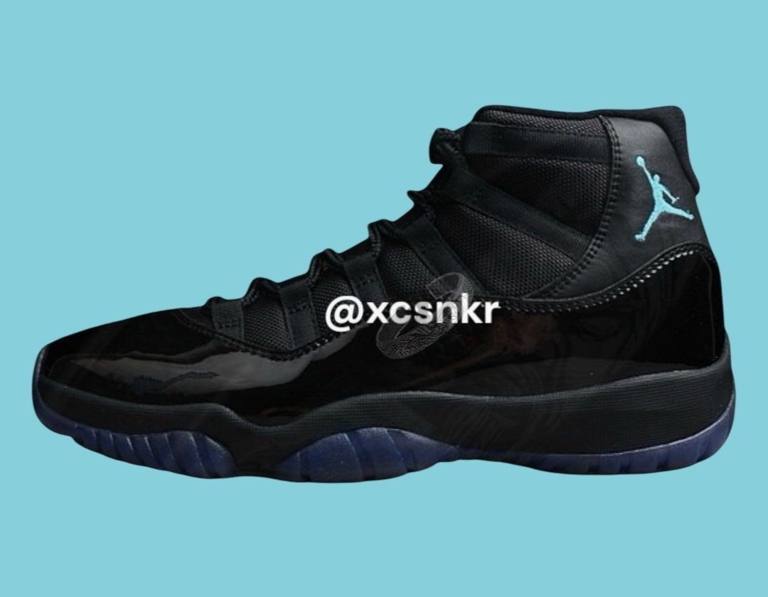 jordan 11 teal and black