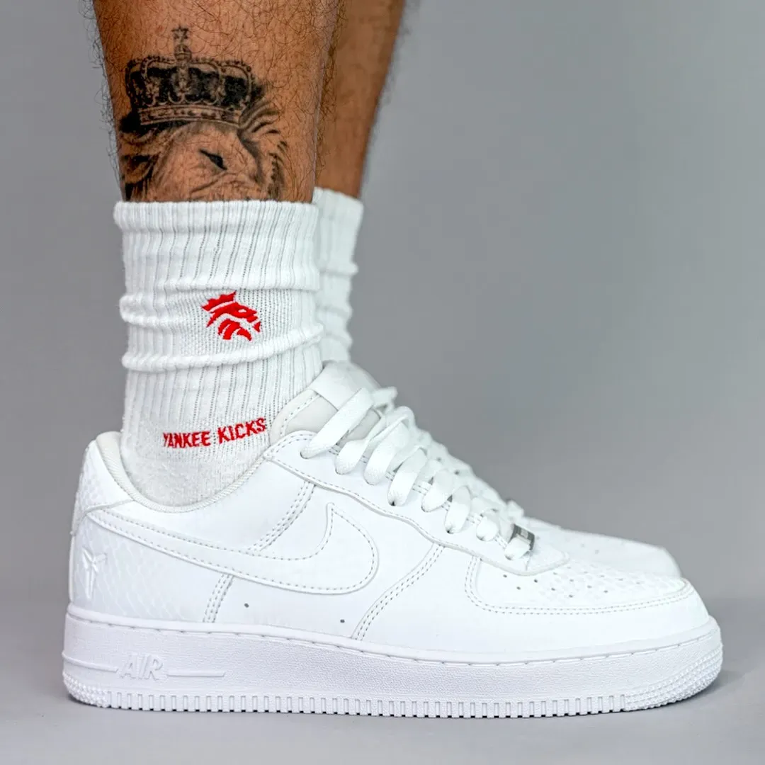 Kobe Bryant × Nike Air Force 1 Low White Kobe Bryant x Nike Air Force 1 Low “White” Drops Next Week