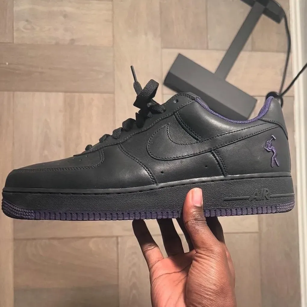 Lil Yachty Rocks Nike Air Force 1 Low In Black And Purple display picture 3