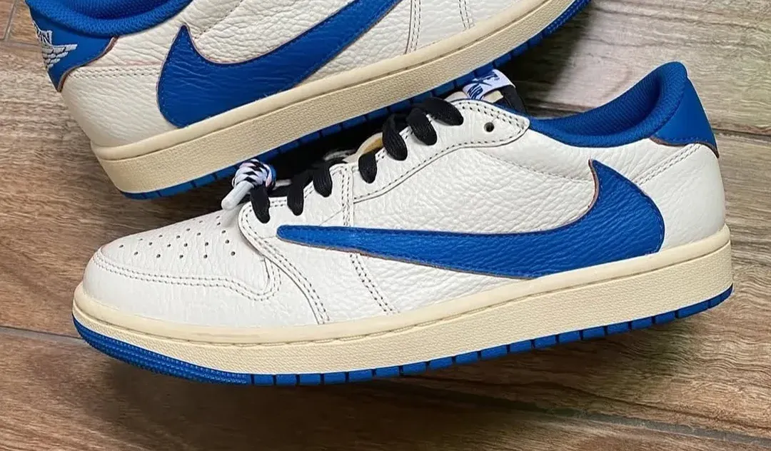 Closer Look At Travis Scott x Fragment x Air Jordan 1 Low OG