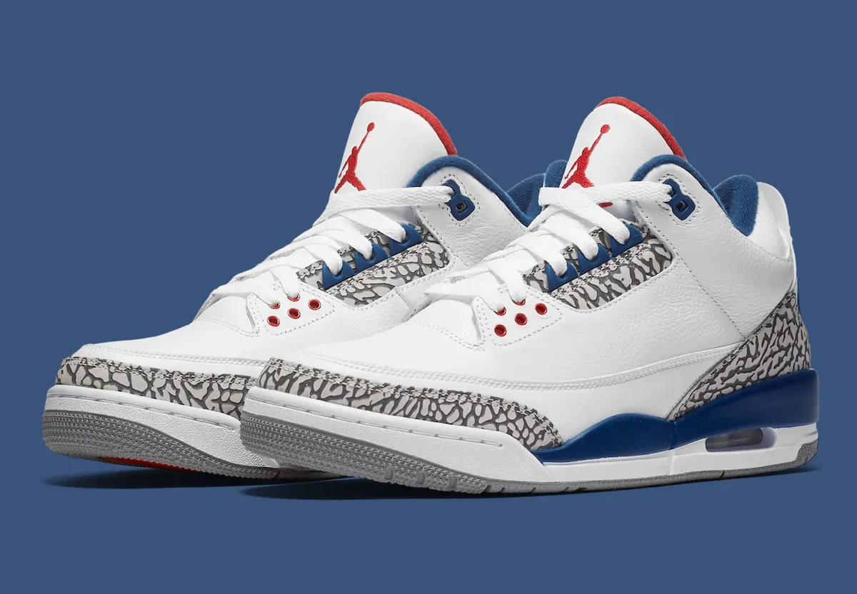 Air Jordan 3 “True Blue” Is Back In OG Form
