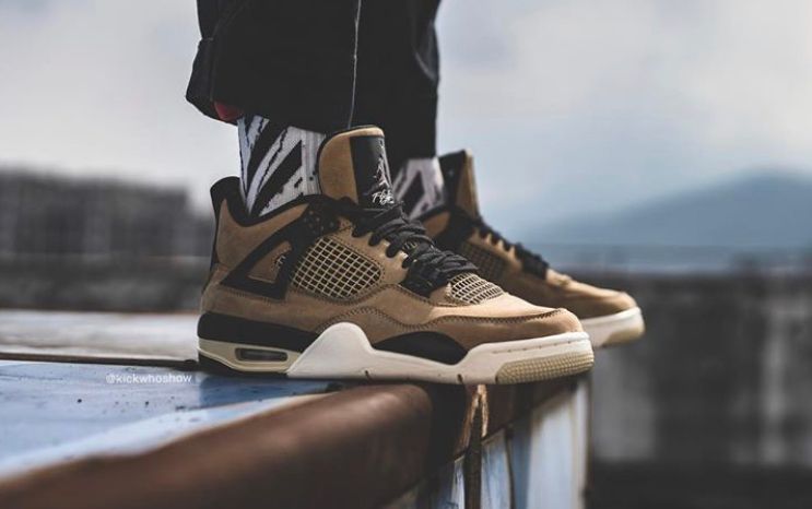 women air jordan 4 wmns mushroom