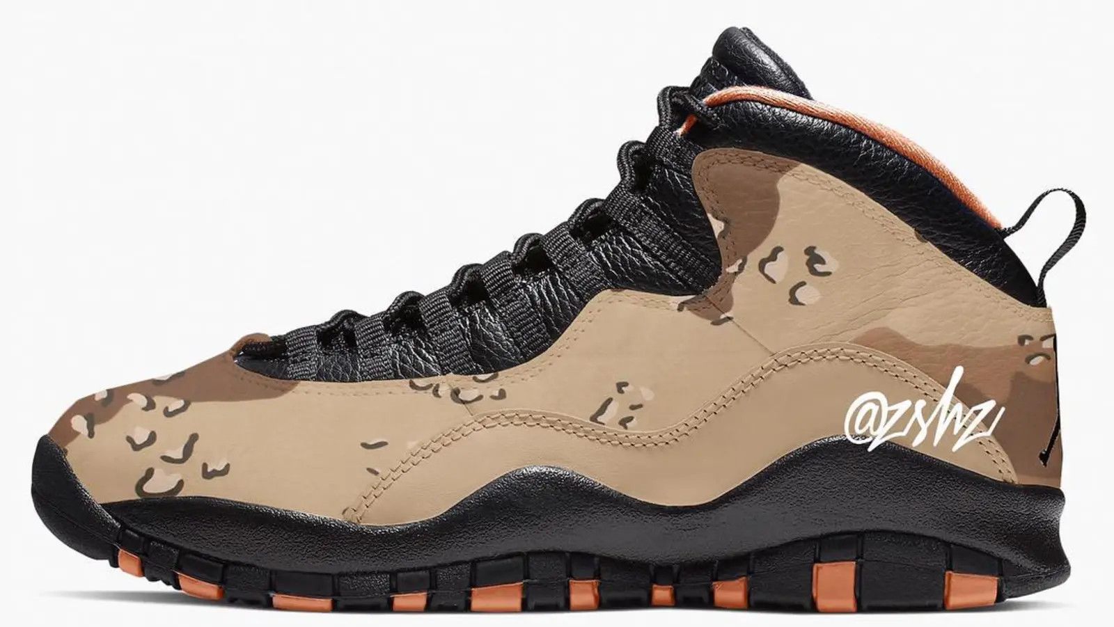 靴 Air Jordan 10 Retro Desert Camo Air Jordan X 'Desert Camo' Release Date. Nike SNKRS