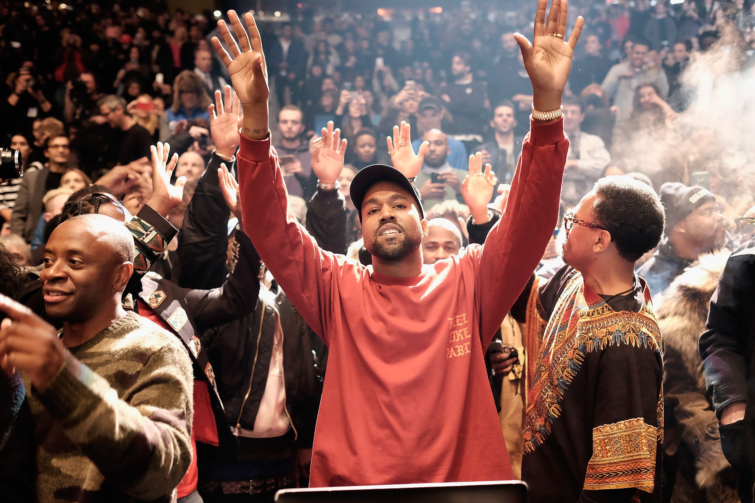 ミュージシャン Kanye West DONDA Atlanta Listening Event 7 Biggest Moments from Kanye West's 'Donda' Listening Event