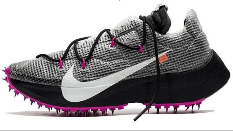 nike off white vapor street pink