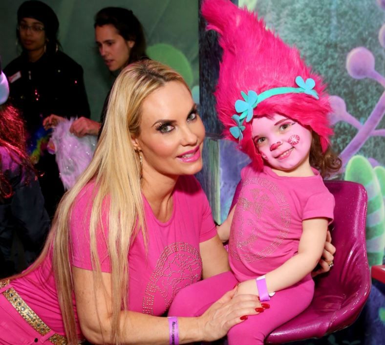 Coco Austin & Daughter Chanel Adorably Pose In Matching Bathing Suits