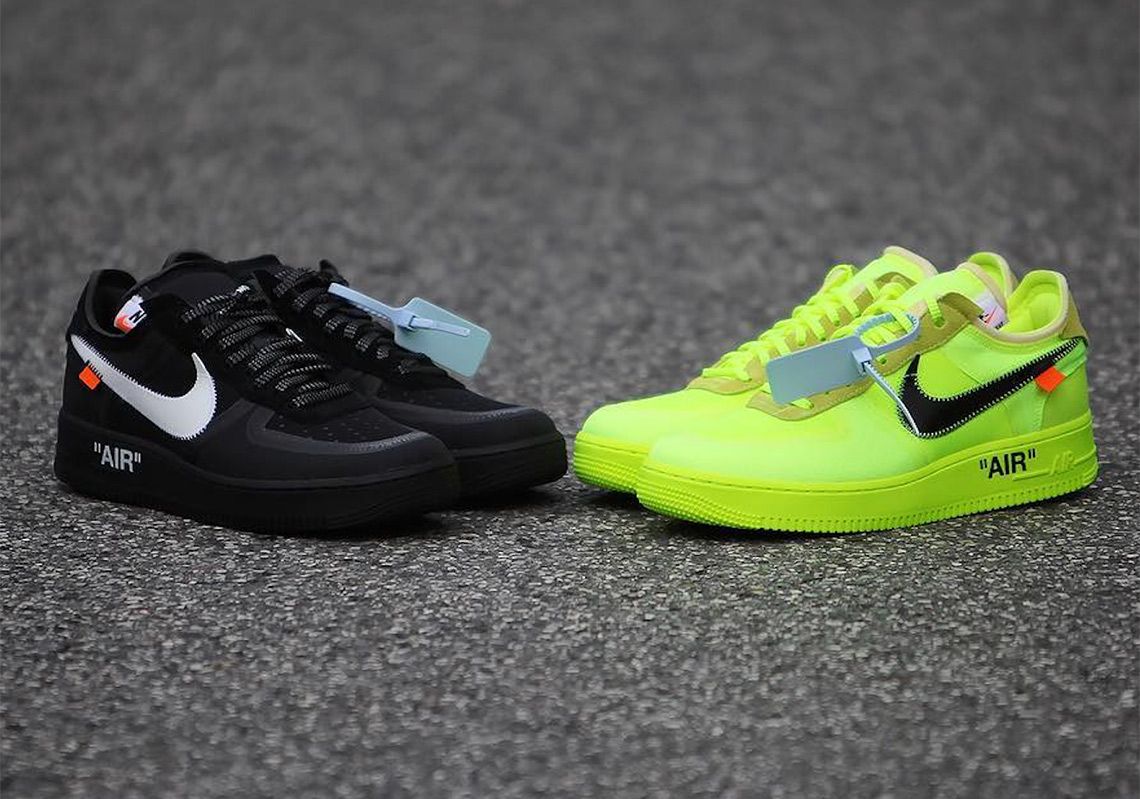 off white air force drop