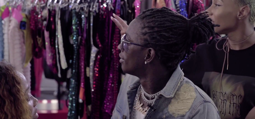 young thug blue dress Young Thug - Jeffery