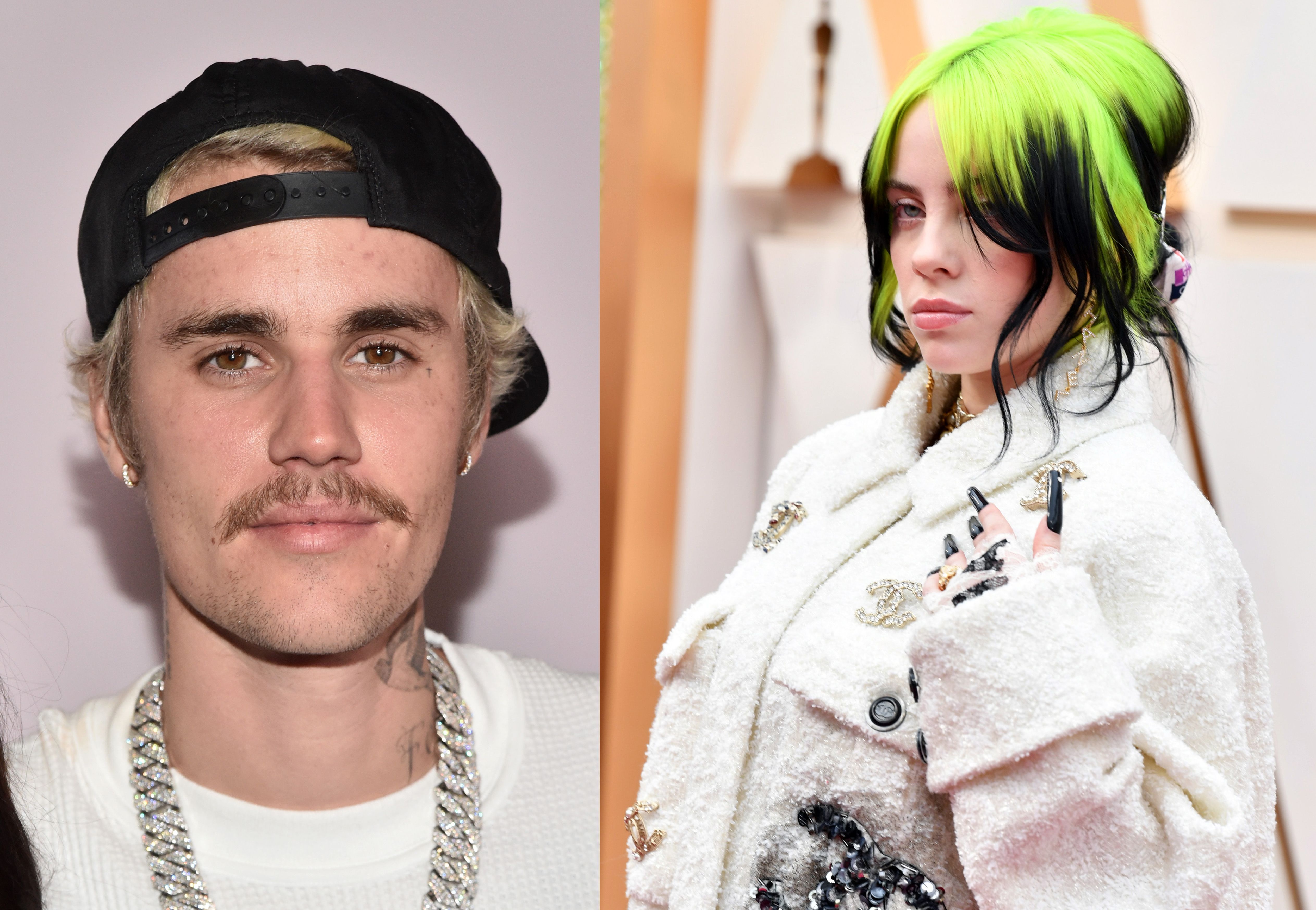 Justin Bieber Gets Emotional Talking About Billie Eilish