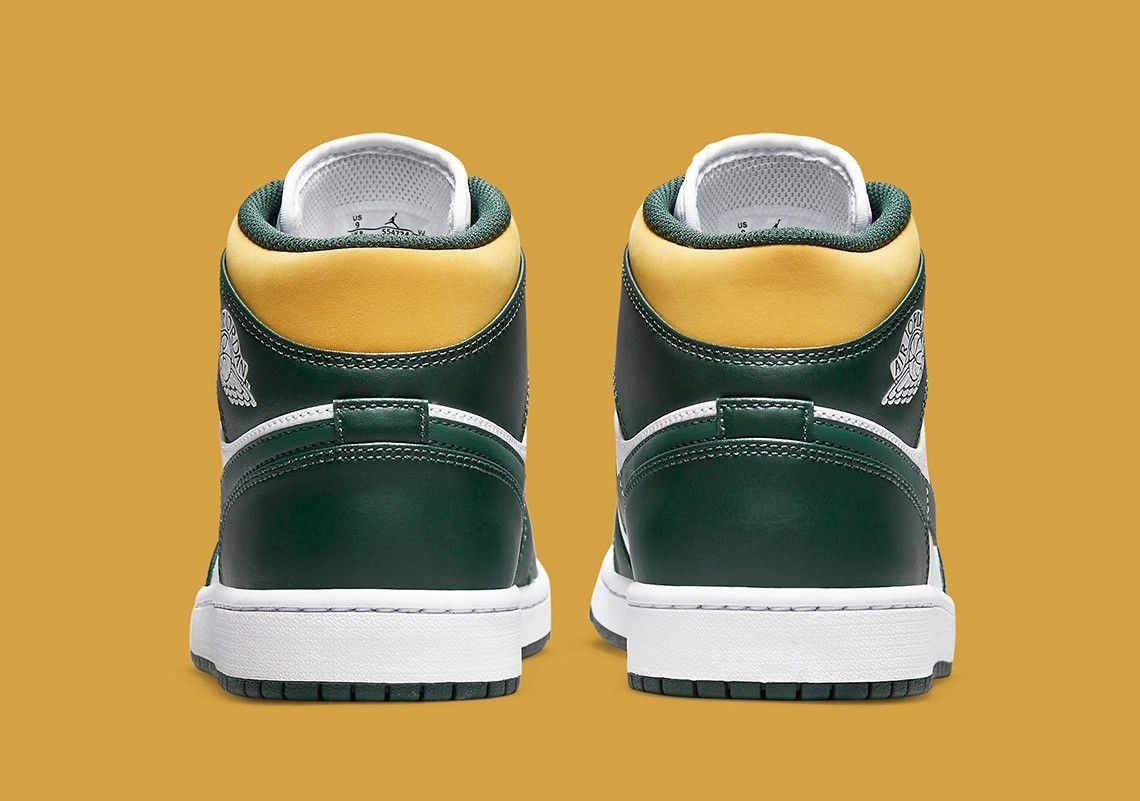 green & yellow jordans