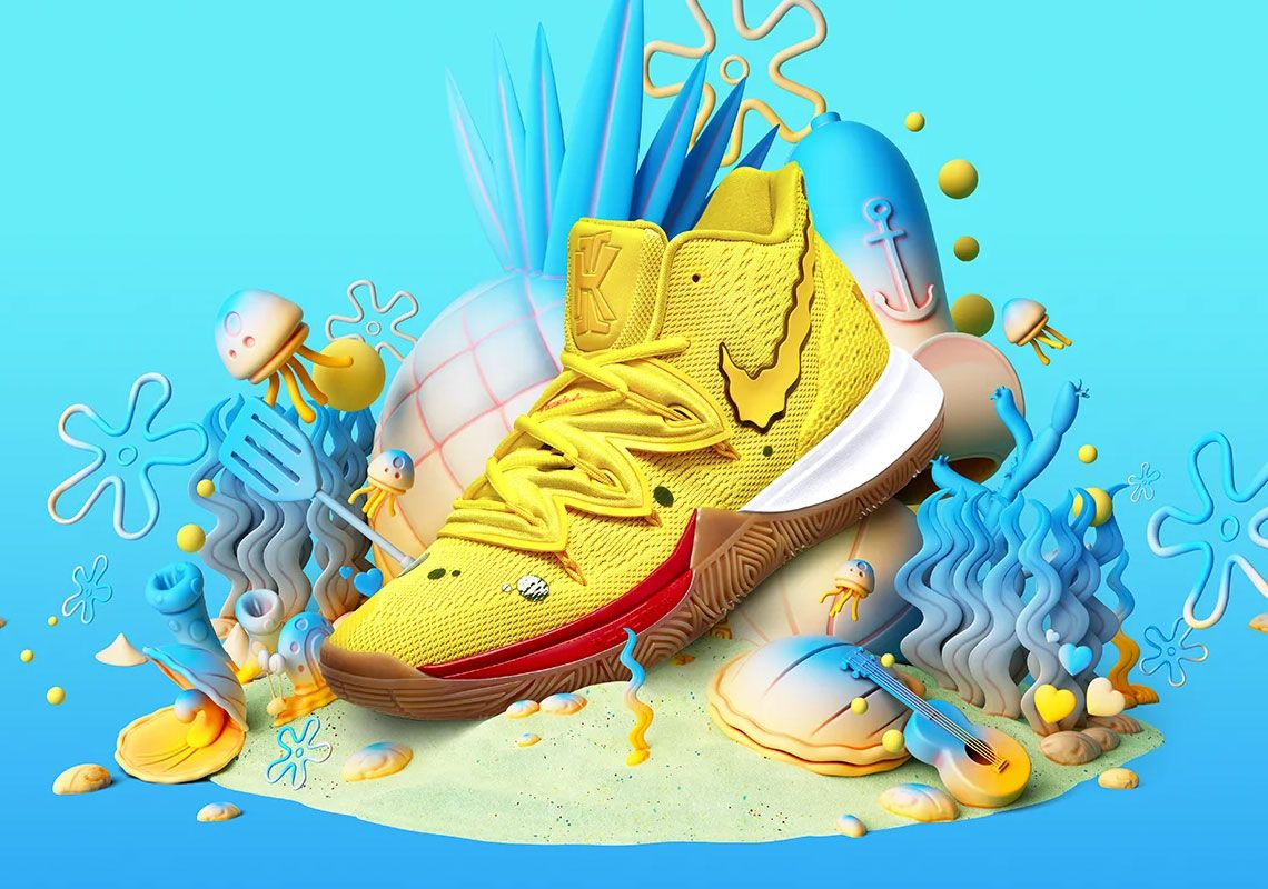 Kyrie Irving Shoes Kyrie Spongebob Characters Nike Kyrie Spongebob