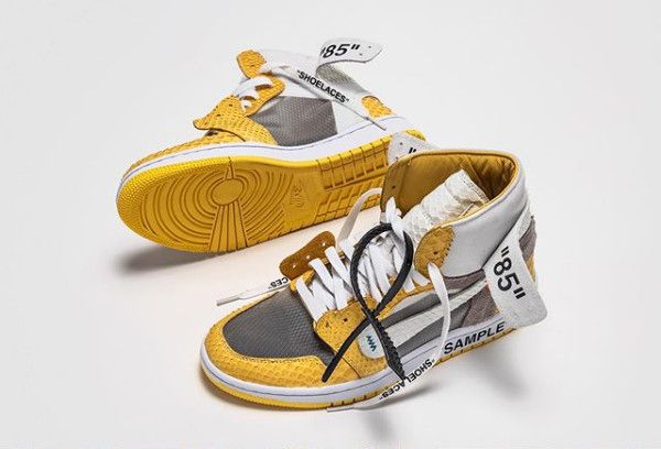 off white jordan 1 yellow